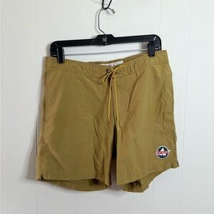 Burton mens brown tan shorts size 32